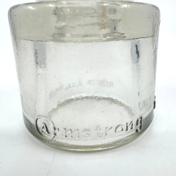 Armstrong VTG Collectible Glass Experimental Insulator Clear Made in USA 28 55 - Picture 2 of 9